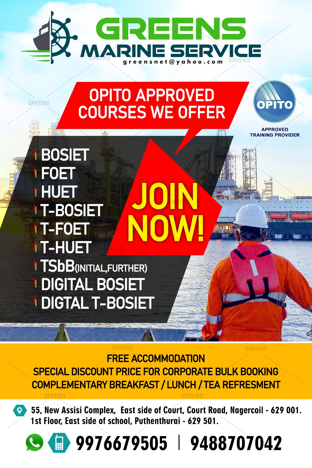 OPITO APPROVED COURSES